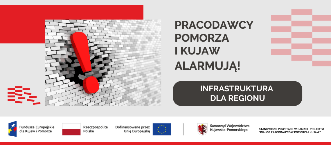 Apel w sprawie planowania infrastruktury ważnej dla rozwoju regionu kujawsko-pomorskiego