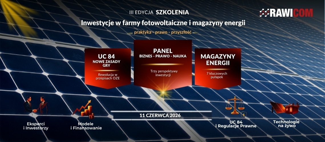 Zaproszenia VIP na szkolenie RAWICOM | 11.06.2026