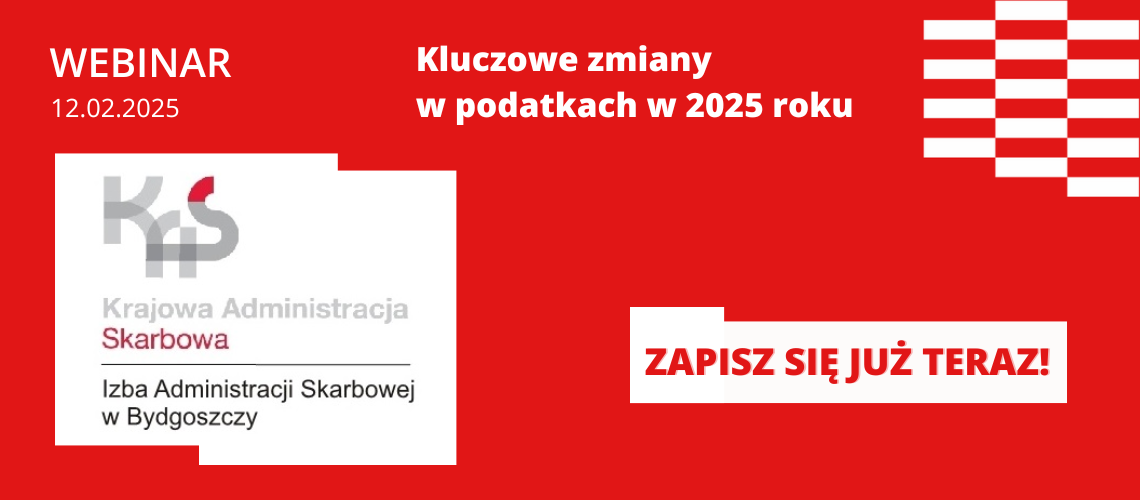 Bezpłatny webinar „Kluczowe zmiany w podatkach w roku 2025”