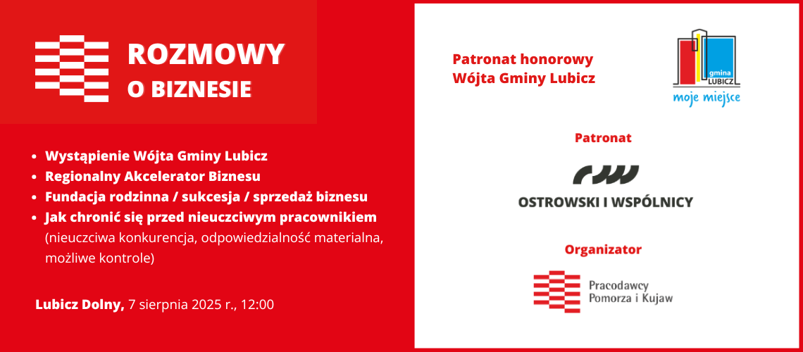 ROZMOWY O BIZNESIE | Spotkanie w Lubiczu Dolnym